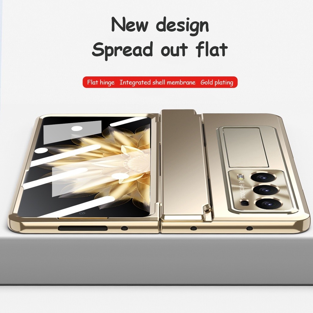 เคสโทรศัพท์มือถือ ฟิล์มบานพับ กันตก รวมทุกอย่าง สําหรับ Honor Magic V2