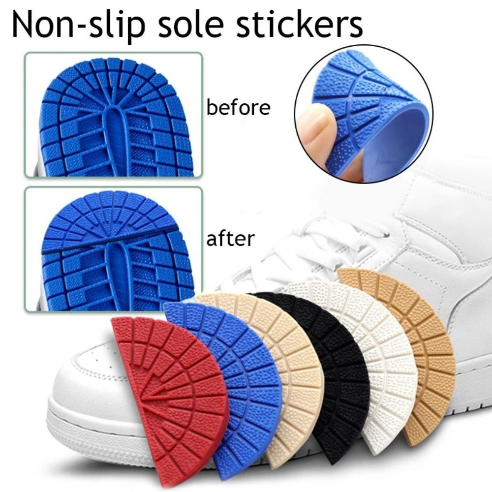 Tainakaritsu 1 คู่ Outsole Sole Protectors, Anti-Slip Wear-resistant Soles สติกเกอร์,คุณภาพยางรองเท้า Patch ซ่อมแผ่นกันลื่นส้นรองเท้า