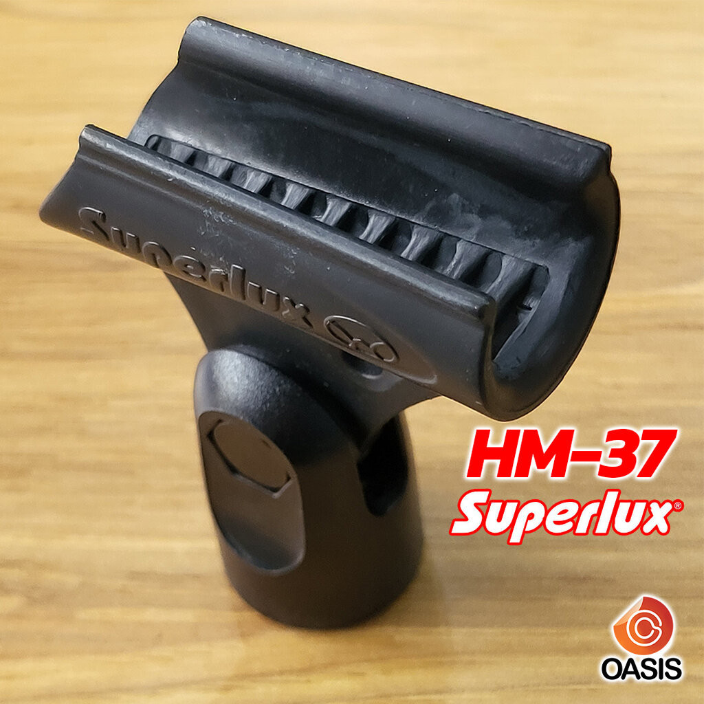 (1อัน) คอไมค์สอด SUPERLUX HM-37 HM37 คอสวมไมค์ แบบสอด ไมค์จ่อเครื่องดนตรี Microphone Clip ใช้กับไมค์คอนเดนเซอร์