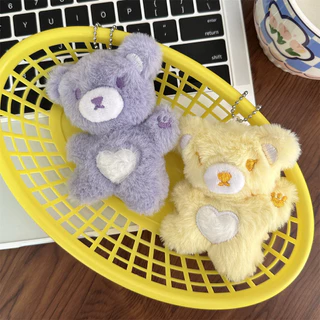 🌈พร้องส่ง พวงกุญแจตุ๊กตา พวงกุญแจห้อยกระเป๋า ตุ๊กตาญี่ปุ่น ของขวัญ นุ่มนิ่ม ลายการ์ตูนน่ารัก สไตล์เกาหลี