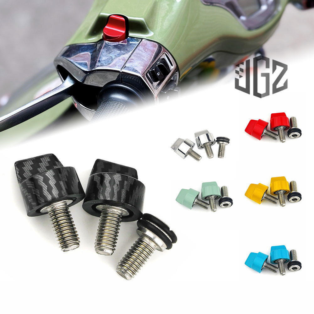 อะแดปเตอร์สลักเกลียวกระจกมองข้าง CNC สําหรับ VESPA Sprint Primavera LX S125