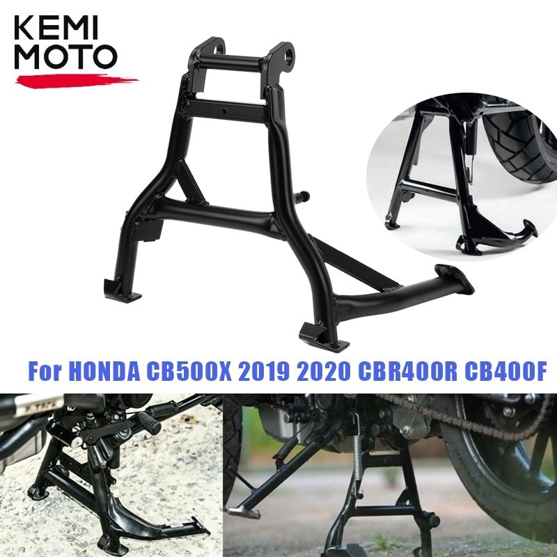 ZCS For HONDA CB500X 2019 2020 CBR400R CB400F CB400X Kickstand Center Central Parking Stand Firm Holder Support Middle M