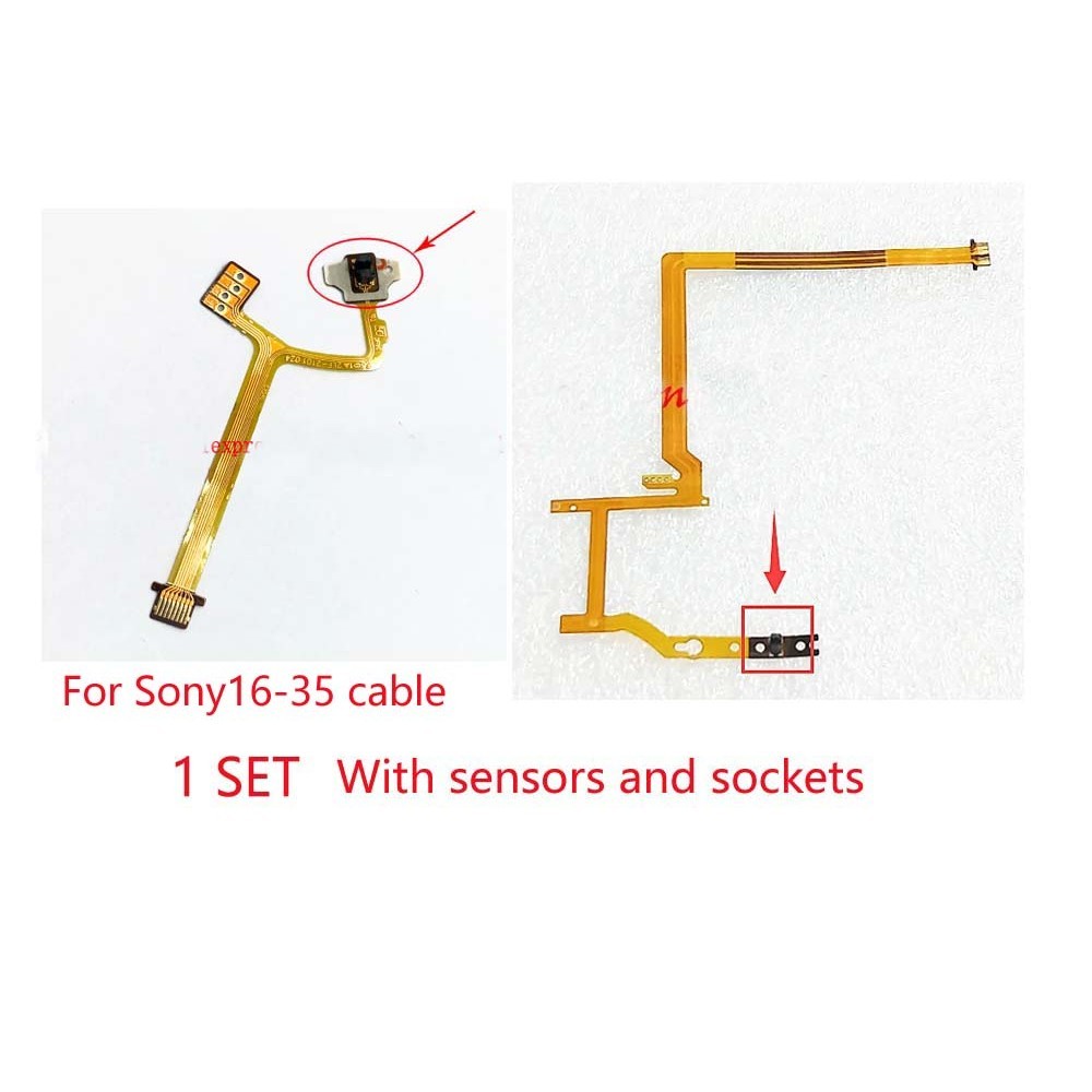 1 ชุดใหม่เลนส์ชัตเตอร์ Flex Cable สําหรับ SONY FE2.8/ 16-35 GM 16-35mm Repair Part พร้อมเซ็นเซอร์และ