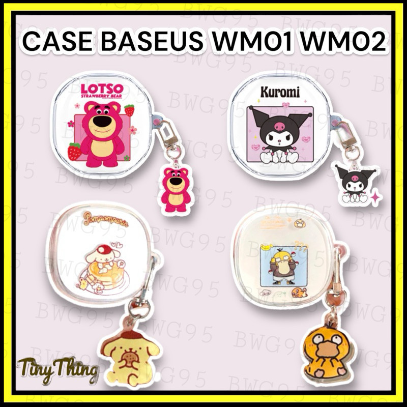 เคส Baseus WM01 / เคส Baseus WM02 Premium TPU พร้อมตัวละครน่ารัก