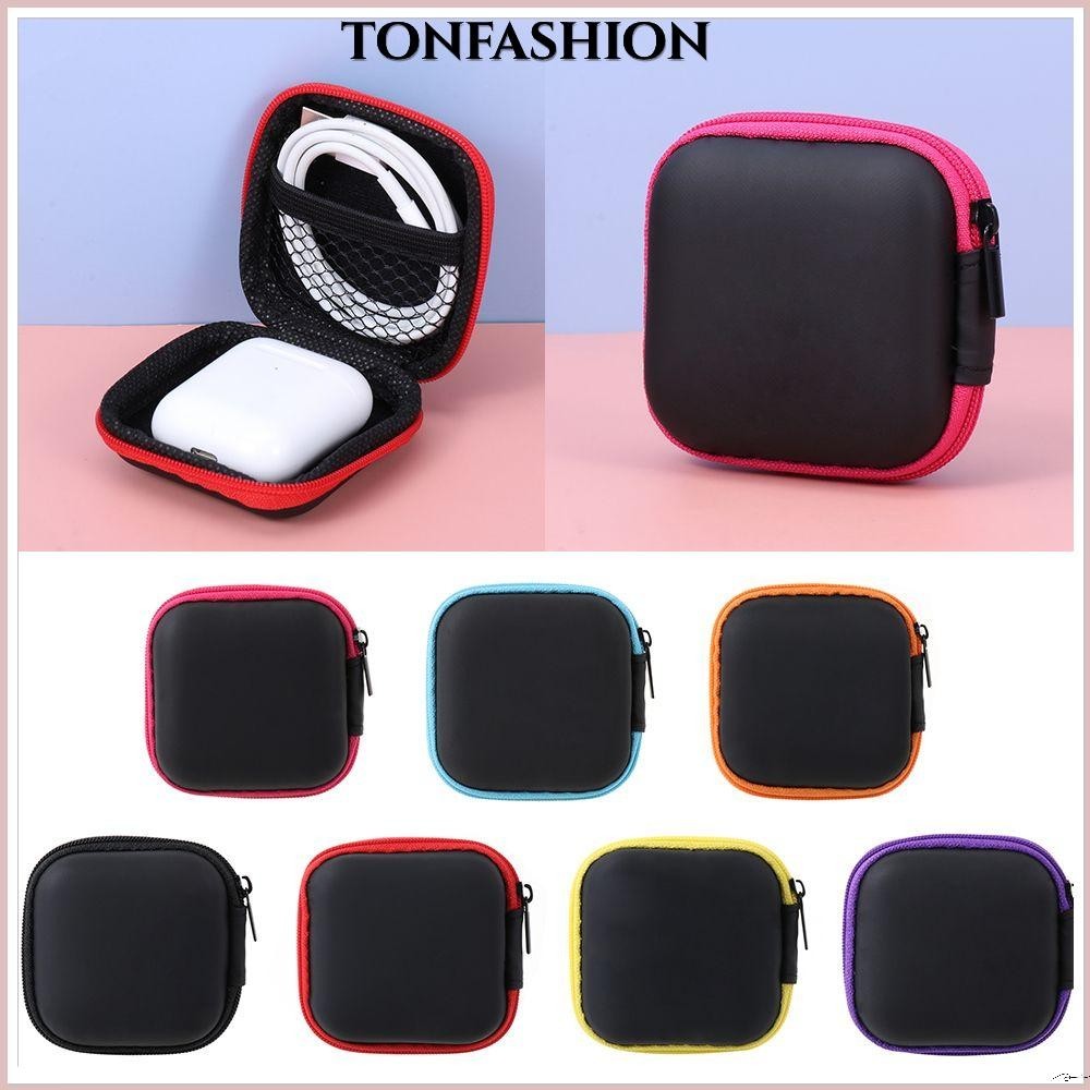 Tonfashion กระเป๋าเก็บหูฟัง ทรงสี่เหลี่ยม อเนกประสงค์