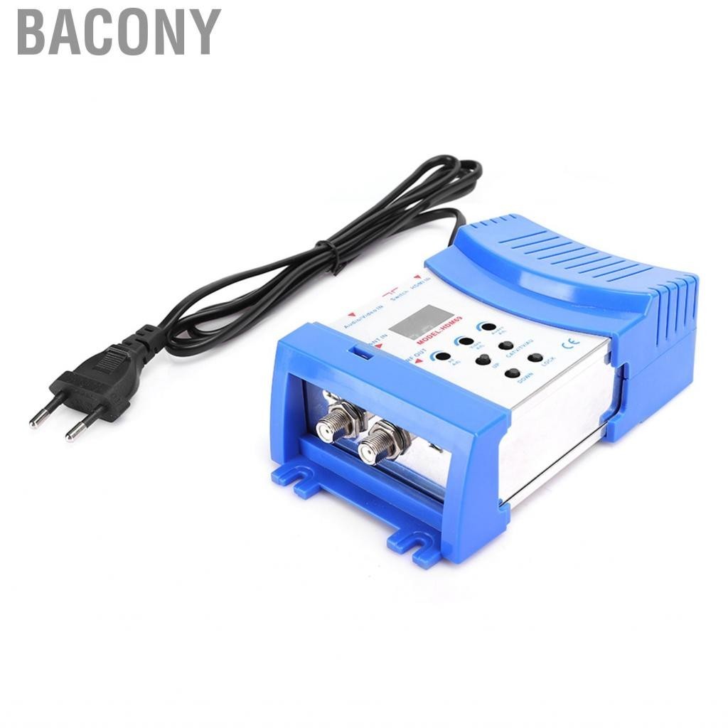Bacony Portable Modulator AV To RF Converter PAL Output Adjustable Level VHF