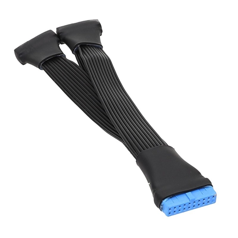 Con สายเคเบิลต่อขยาย USB3 0 USB3 0 19 20 Pin ตัวผู้ เป็นตัวเมีย 15 ซม. 5 9 นิ้ว