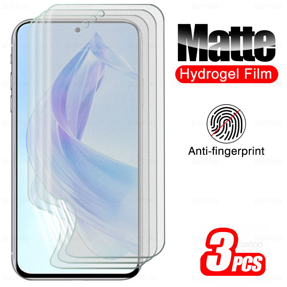 ฟิล์มไฮโดรเจลนิ่ม กันรอยนิ้วมือ เนื้อแมตต์ สําหรับ Honor 90 Lite 5G Honor 90 Honer 90 Lite 2023 6.7 นิ้ว 1-3 ชิ้น