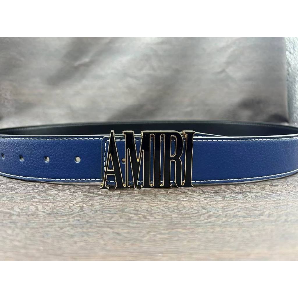 เข็มขัดผู้ชาย Amiri สไตล์ใหม่ แฟชั่นสำหรับธุรกิจและกางเกงยีนส์