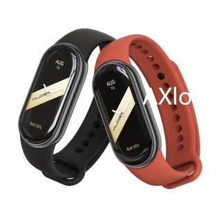 กีฬาซิลิโคนสําหรับ Mi Band 10 9 8 NFC สร้อยข้อมือสําหรับ Xiaomi Smart Band 8 NFC สายรัดข้อมือยาง Correa สําหรับ Miband 8 กันน้ําอุปกรณ์เสริม