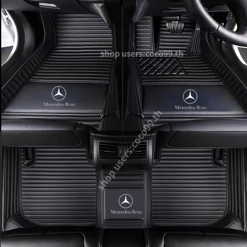 พรมปูพื้นรถยนต์ แบบหนัง สําหรับ Mercedes Benz B-Class W245 W246 W247 (B180 B200) พรมปูพื้นรถยนต์ ลายทางขวามือ สําหรับ พรมหนัง