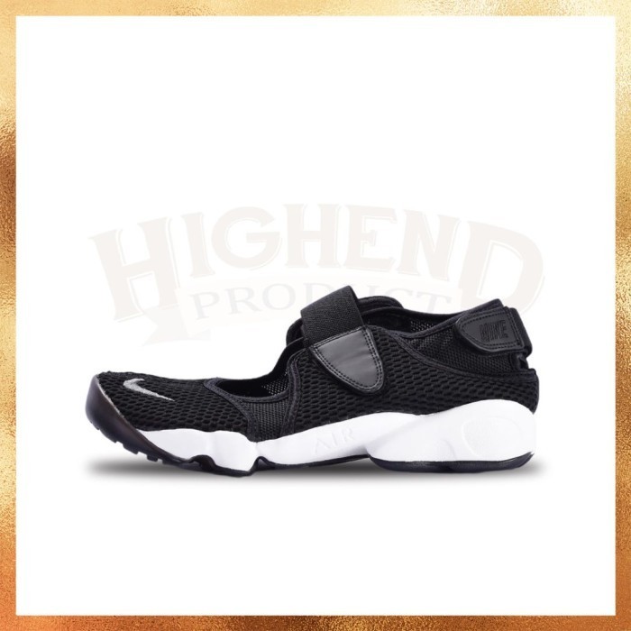 Sepatu Nike Air Rift BR Black And White Women 100% Original 848386-001 - Beige , 35.5 W
