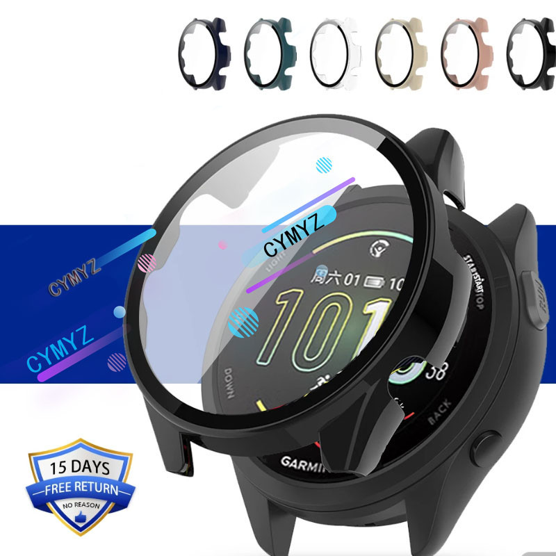 Garmin Forerunner 165 เคส เคสป้องกันรอบด้าน 360° เคสแบบเต็มจอ เคสป้องกัน Garmin Forerunner 165  เคส เคสเต็มจอ