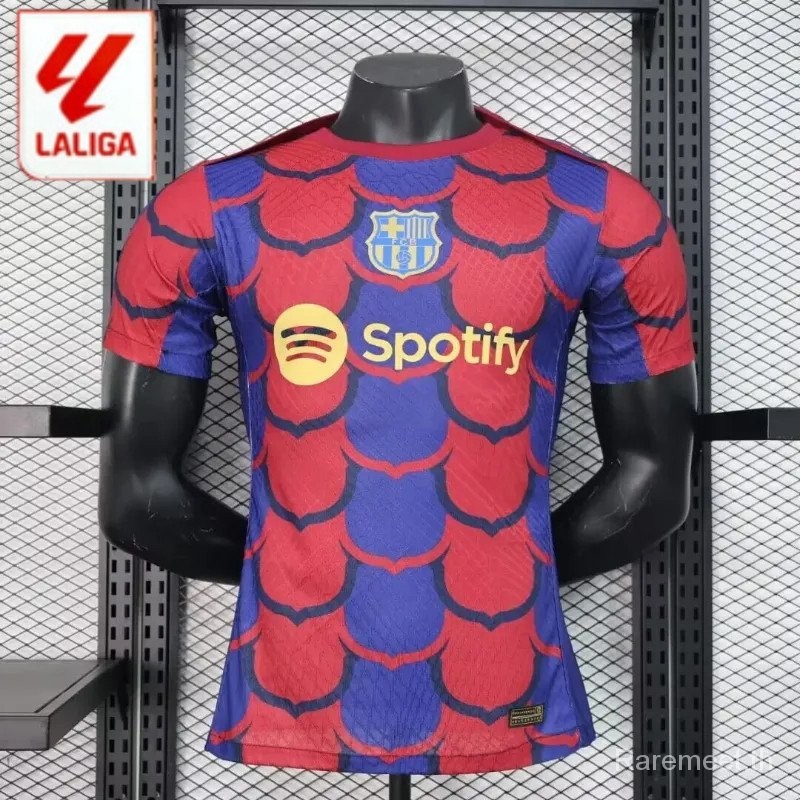 [Player Version] ใหม่ 2024/25 Barcelona เสื้อฟุตบอล ฝึกซ้อม