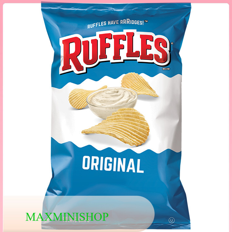 มันฝรั่งทอดดั้งเดิม รัฟเฟิล 184 ก./Original Potato Chips Ruffles 184 G.