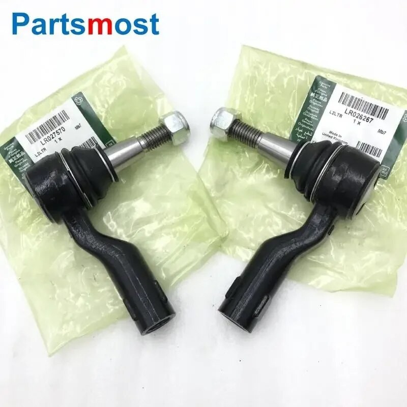 PM Set of 2 Outer Steering Tie Rod End For Land Rover Range Rover Evoque Discovery Sport Jaguar E-Pace Ball Joint LR0275