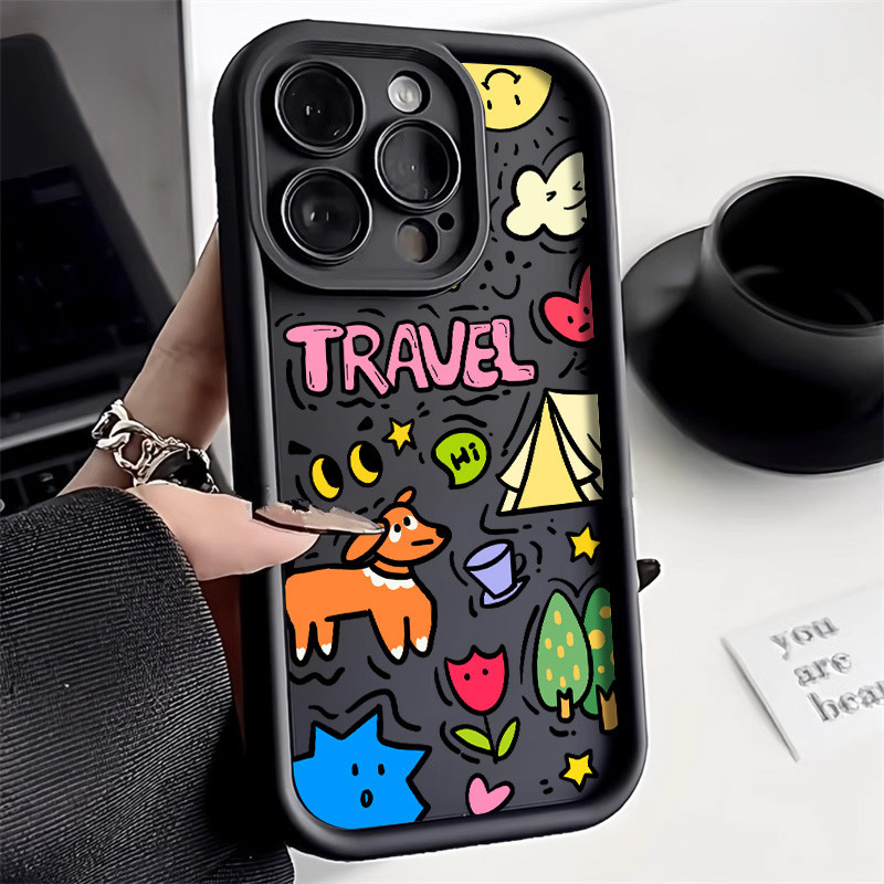 เคสทาสีซิลิโคน for OPPO A60 A15 A79 A57 A54 A53 A15 A17 A18 A38 A58 A92 A94 A95 A31 A12 A3S A5S ฝาครอบโทรศัพท์กันกระแทก