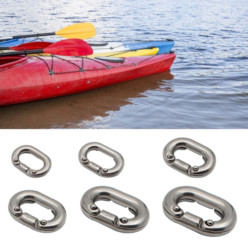 ถึง 1 ชิ้น C Link แยกเชื่อมต่อเรือ Anchors Chain Link เรือ Chain Link Connector