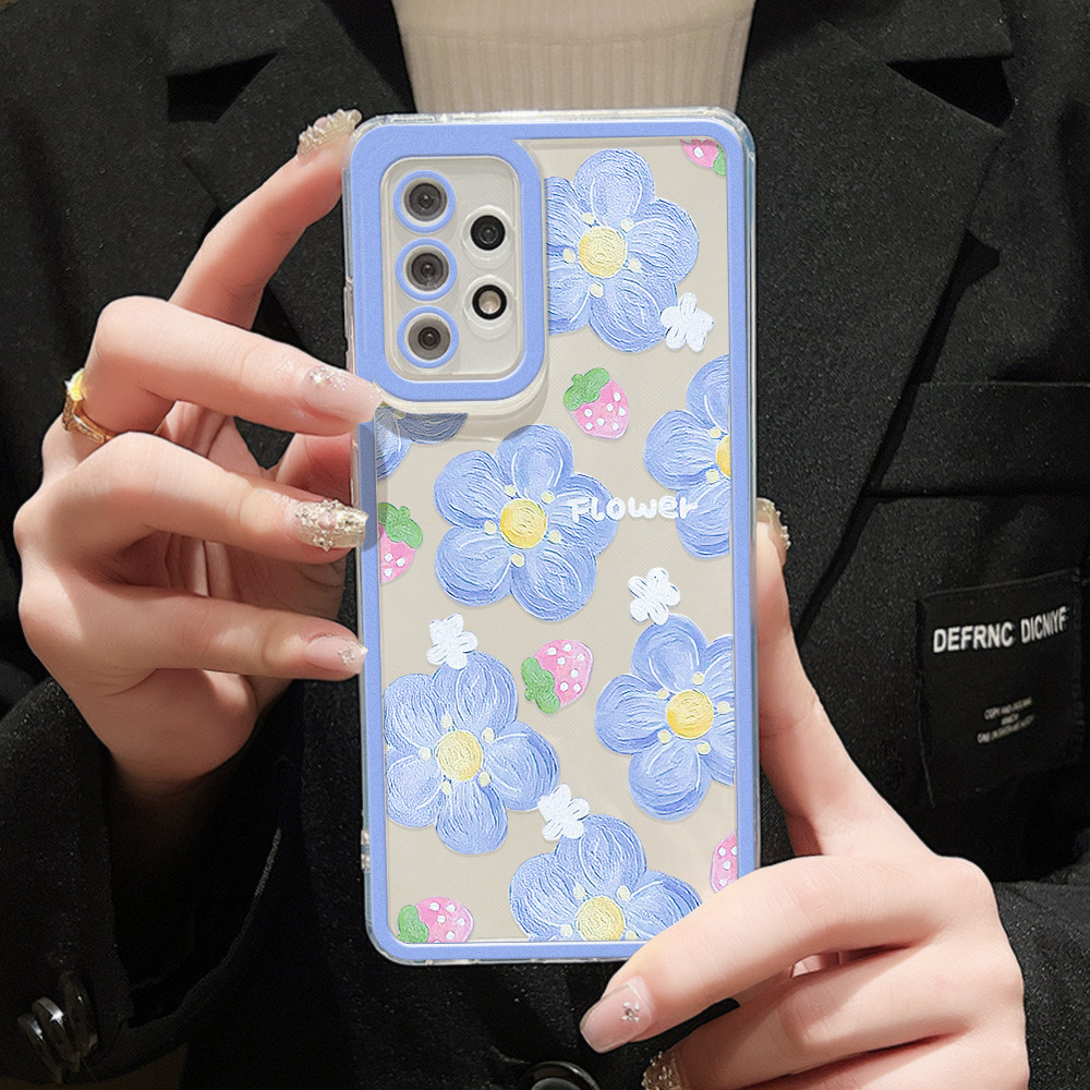 เคสนุ่ม For Samsung S23 FE S22 Ultra S24 Plus S21 S20 FE A50 A54 5G A51 A32 A34 A35 A52 A53 A13 A14 A71 A73 A31 A03s A05