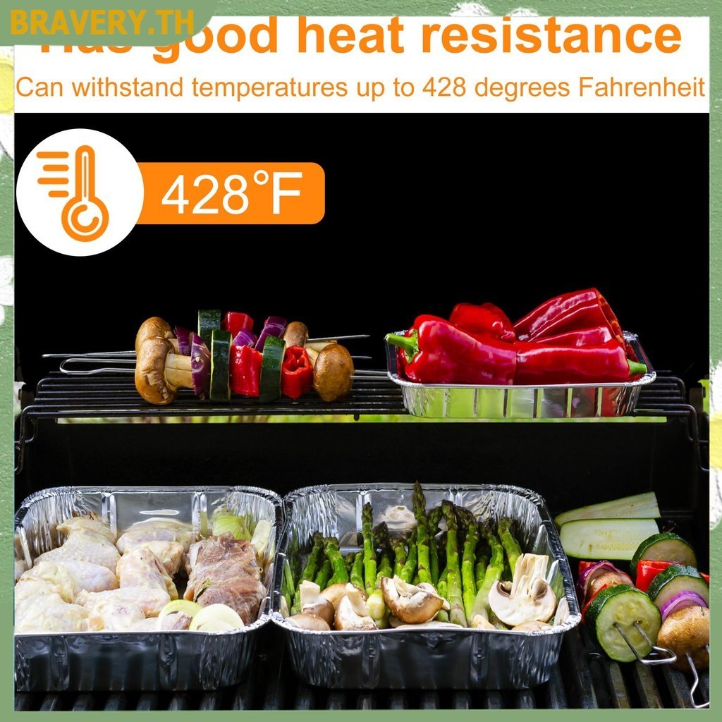 ถาดฟอยล์อลูมิเนียม 1100 มล. ไม่ติดผิว ใช้ซ้ําได้ เกรดอาหาร - รูปที่ 4