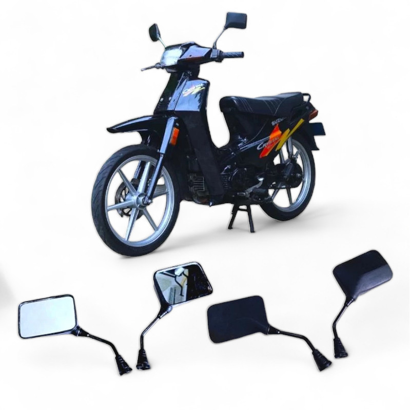 กระจกมองหลัง suzuki rc 100 80 rc80 rc100 คริสตัล bravo ts100 กระจกมองหลัง suzuki rc 100 ts 100