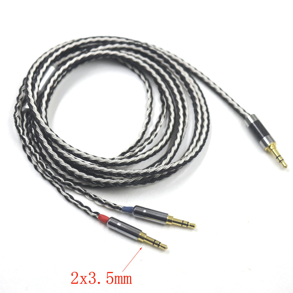 16 แกน 4 พิน Xlr 4.4 2.5 มม.สายหูฟังหูฟังสําหรับ Dual 3.5 Hifiman Ananda sundara HE1000se HE6se he40