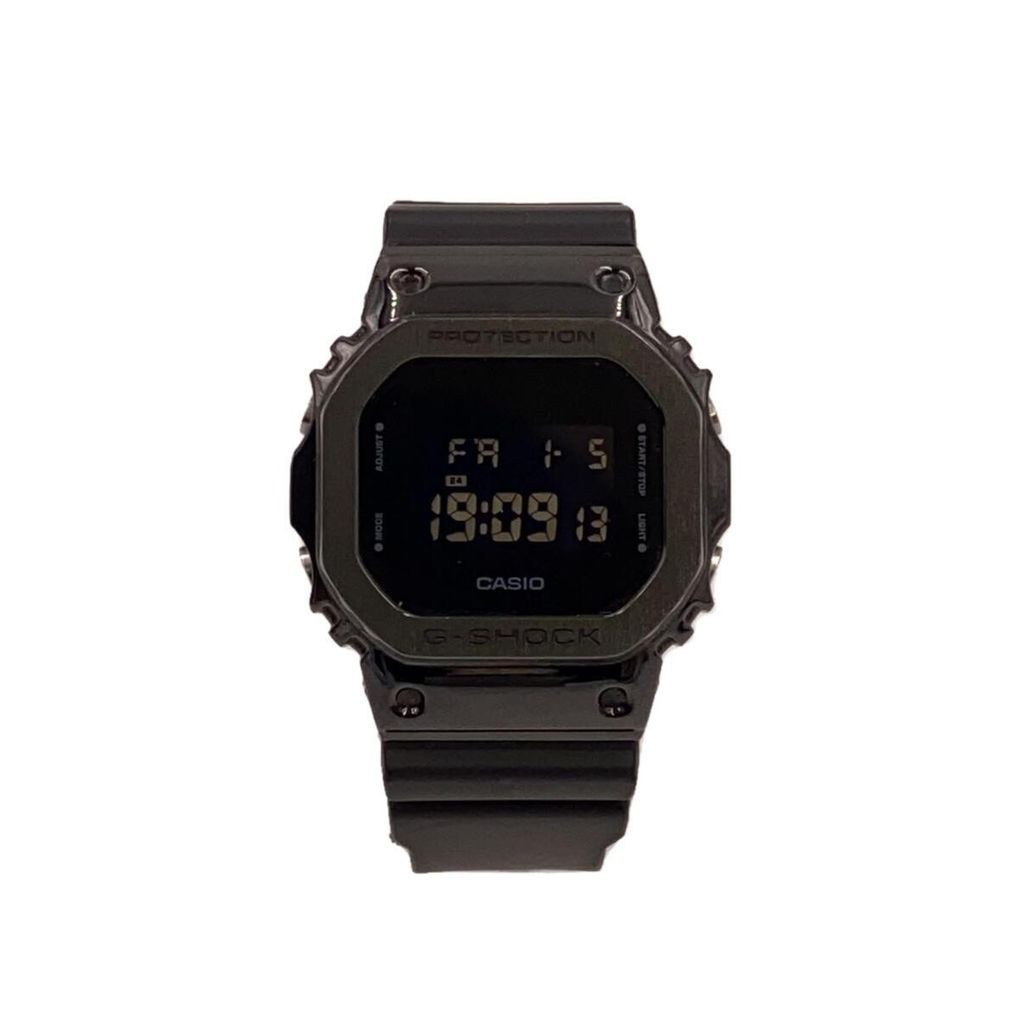 Casio G-Shock GM-5600 นาฬิกาข้อมือควอตซ์ โลหะ สีดํา มือสอง สไตล์ญี่ปุ่น สําหรับผู้ชาย
