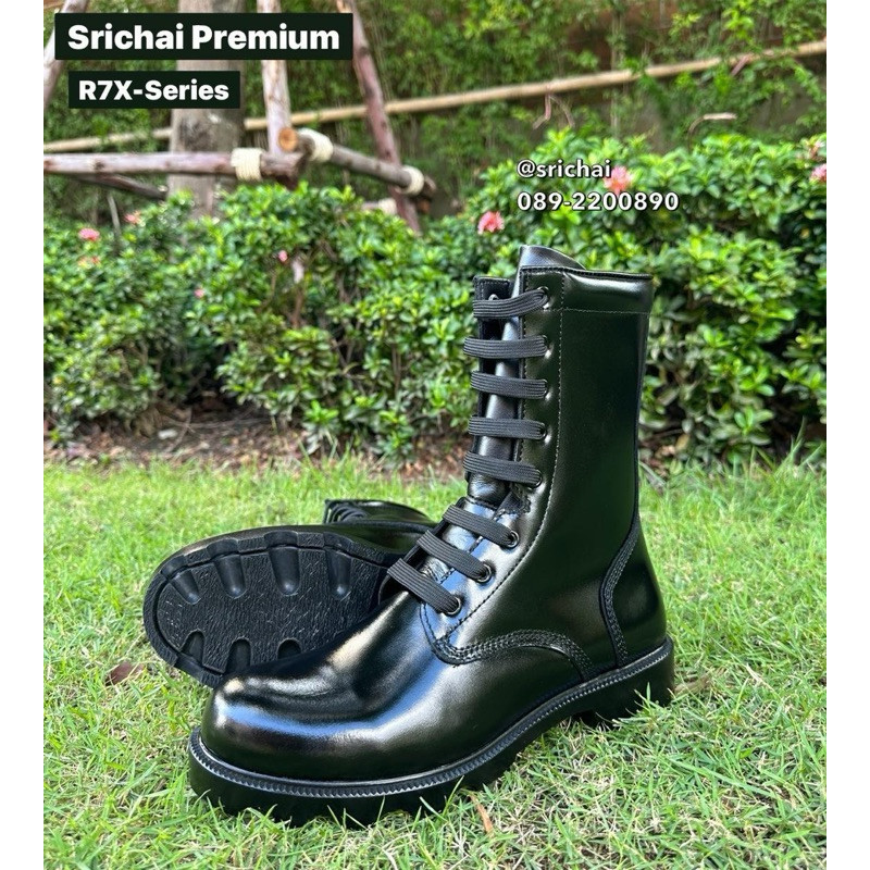 รองเท้าเซฟตี้ 🚩คอมแบท 💥รุ่น R7X-Series 💥หนังขัด พื้นยางลายโรเสิท SRICHAI Premium Store