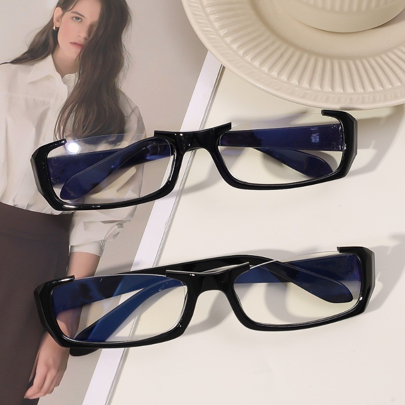 แว่นตาคอสเพลย์ ขอบครึ่ง สีดํา - อะนิเมะ Zenin Maki - แว่นตาทรงสี่เหลี่ยม - สองมิติ - ตลก น่ารัก - อุปกรณ์ตกแต่ง - ทุกเพศ - รูปที่ 6