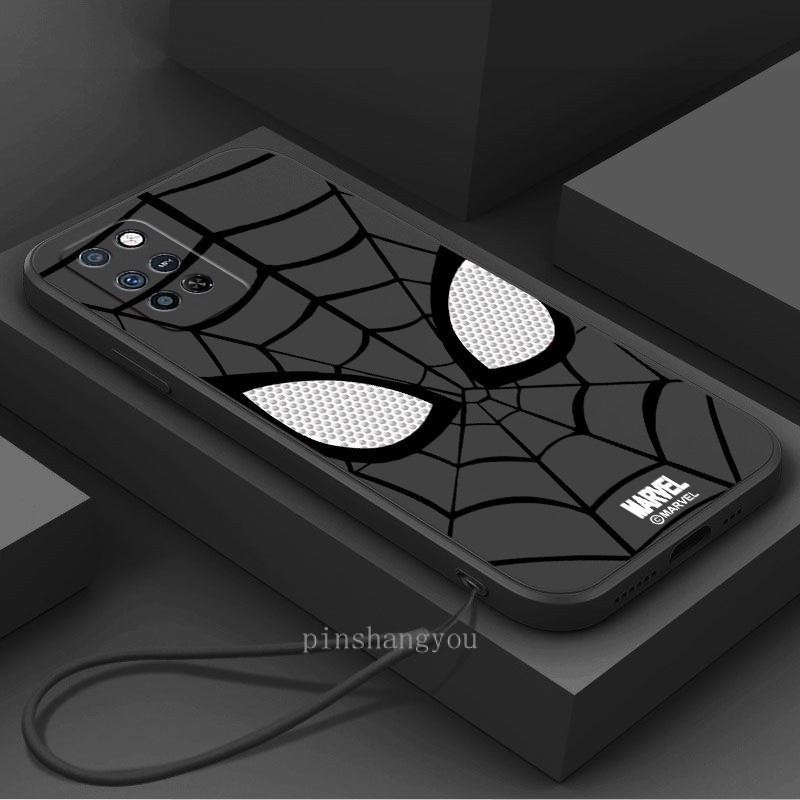 ปลอก INFINIX NOTE 8 เคสโทรศัพท์แฟชั่นแบรนด์ Marvel Cool Spider-Man Eyes ความงามซิลิโคน TPU Soft Shell ดีไซน์ใหม่กันกระแทก CASE