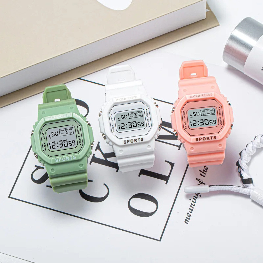 🔥 พร้อมส่ง🔥 นาฬิกาข้อมือผู้หญิง ผู้ชาย นาฬิกาเด็ก แฟชั่น ของแท้100% มีเก็บเงินปลายทาง