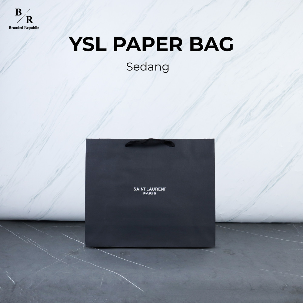 [ สาธารณรัฐแบรนด ์ ] PAPER BAG/SHOPPING BAG YSL