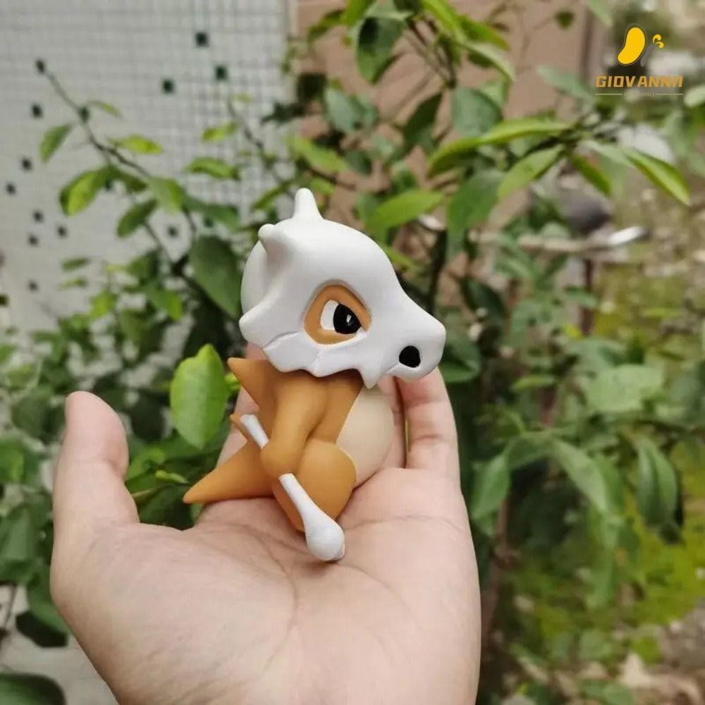 GIOVANNI1 Pokemon Cubone Action Figure, PVC น่ารักรุ่นอะนิเมะ Cubone รูปของเล่น,สะสมอะนิเมะ Cubone ก