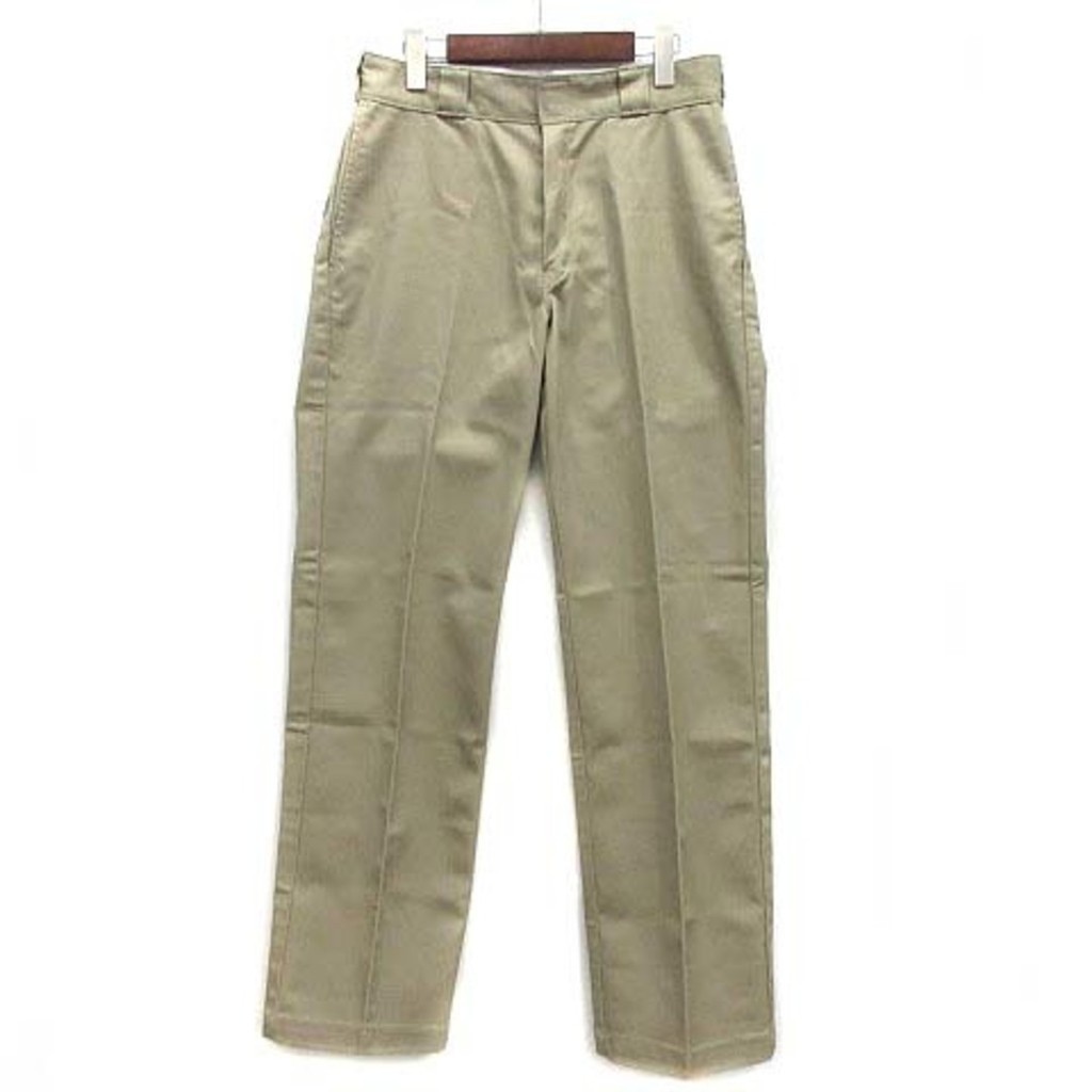 Dickies 874 Original Fit Work Pants Beige 32 Good Condition Direct from Japan Secondhand