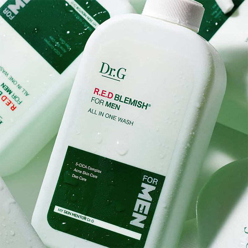 Dr.G R.E.D Blemish For Men All In One Wash 500ml ดร.จี ผลิตภัณฑ์ทำความสะอาด. - รูปที่ 2
