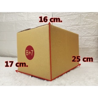 กล่องไปรษณีย์ เบอร์ B+7 กล่องพัสดุฝาชน แพ็ค 20 ใบ หนา 3 ชั้น ราคาส่ง พร้อมส่ง Qbox7 ล็อต 212