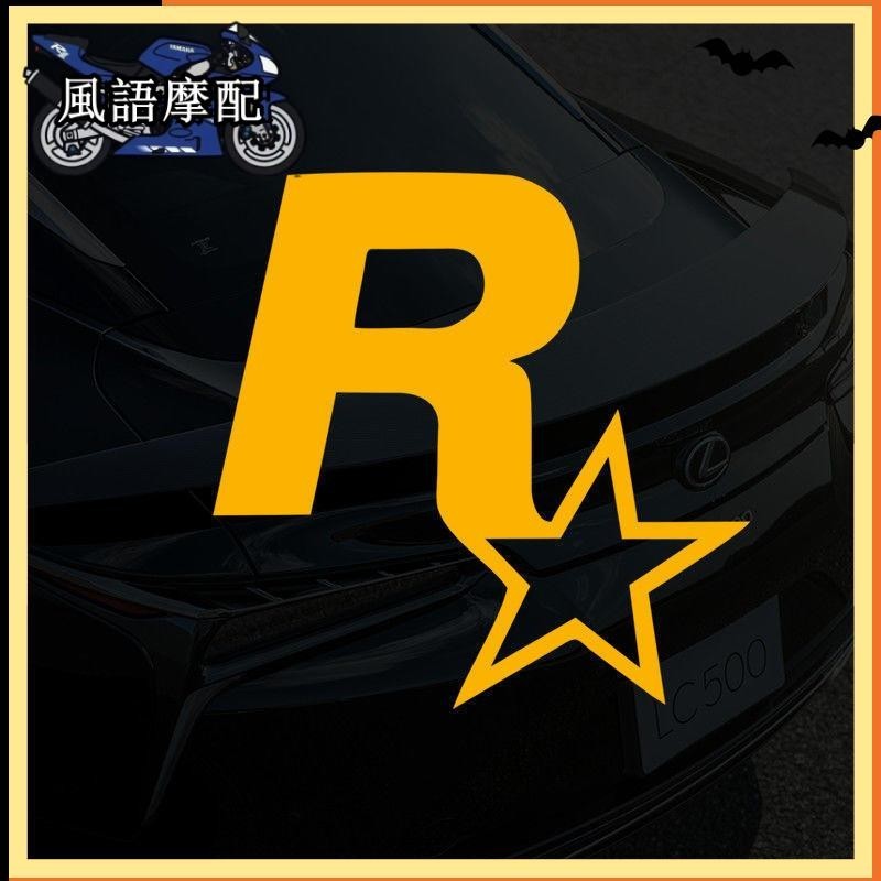 ✨ใหม่ สติกเกอร์ติดฝาถังน้ํามันเชื้อเพลิงรถยนต์ R Star JDM GTA5 Speed 2024