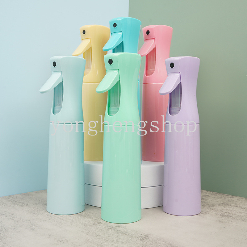 ขวดสเปรย์เปล่า แรงดันสูง ขนาด 300 มล. เติมได้ สีมาการอง สําหรับรดน้ําต้นไม้ ในสวน ร้านทําผม