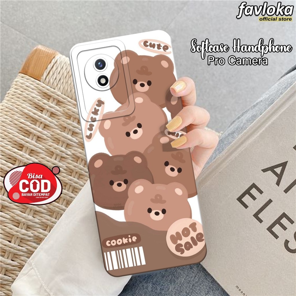 เคสโทรศัพท์ VIVO Y02/Y02T 2023 - เคส VIVO Y02/Y02T Softcase เคสการ์ตูนแฟชั่น - เคส VIVO Y02/Y02T - เ