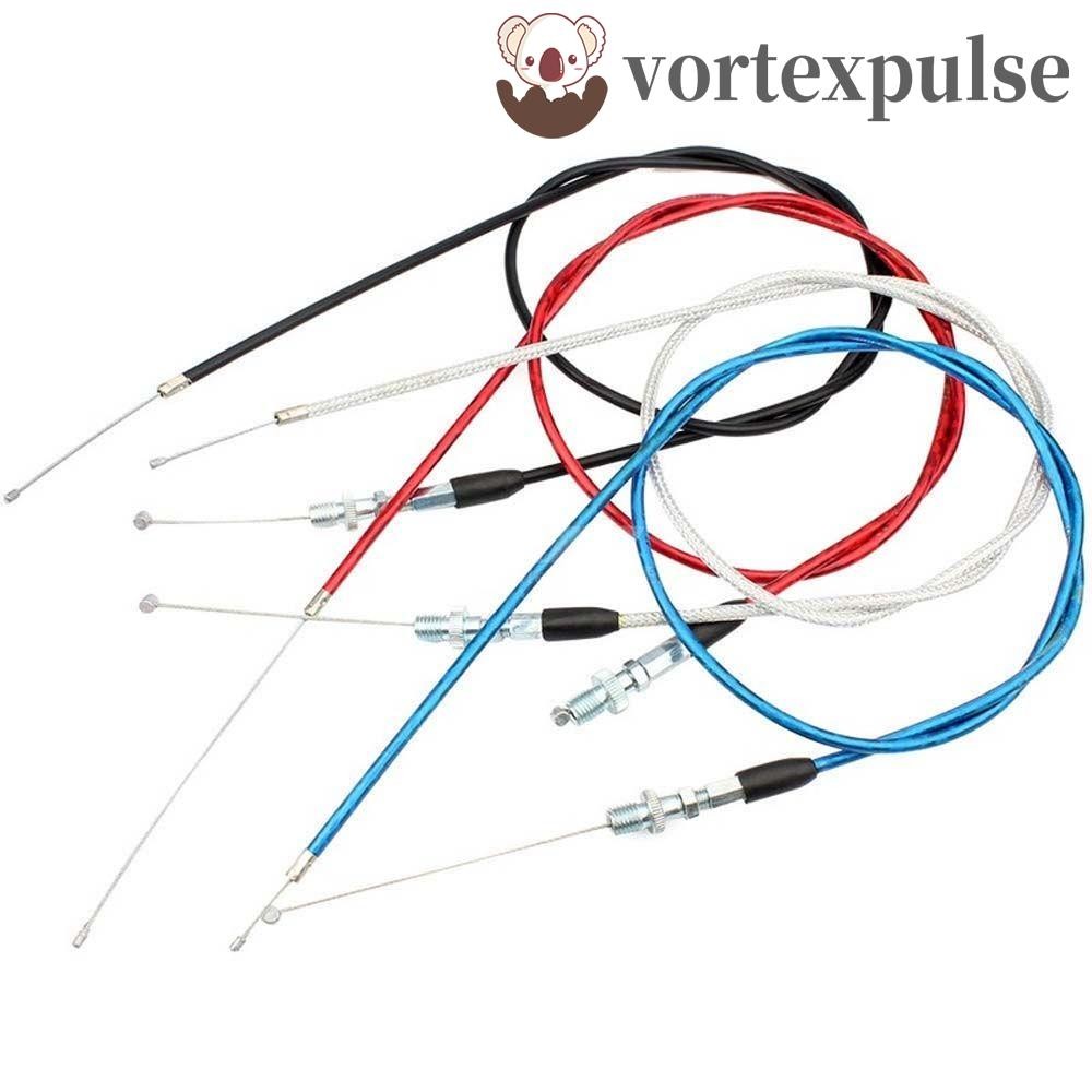 Vortexpulse สายคันเร่ง ลวดเหล็ก น้ํามันสกรูขนาดใหญ่ พิเศษ Universal 50cc-250cc ตัวเชื่อมต่อคันเร่งมอเตอร์