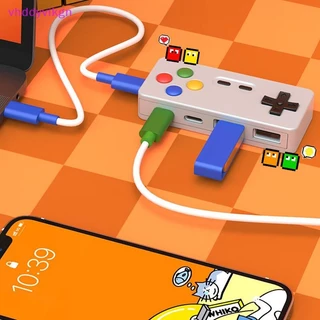 Vhdd 4in1 Gamepad Modelling HUB ตัวควบคุมเกมคอมพิวเตอร์ USB Type-C USB-C อะแดปเตอร์อินเทอร์เฟซสําหรับแล็ปท็อป PC เมาส์คีย์บอร์ด U-Disk TH