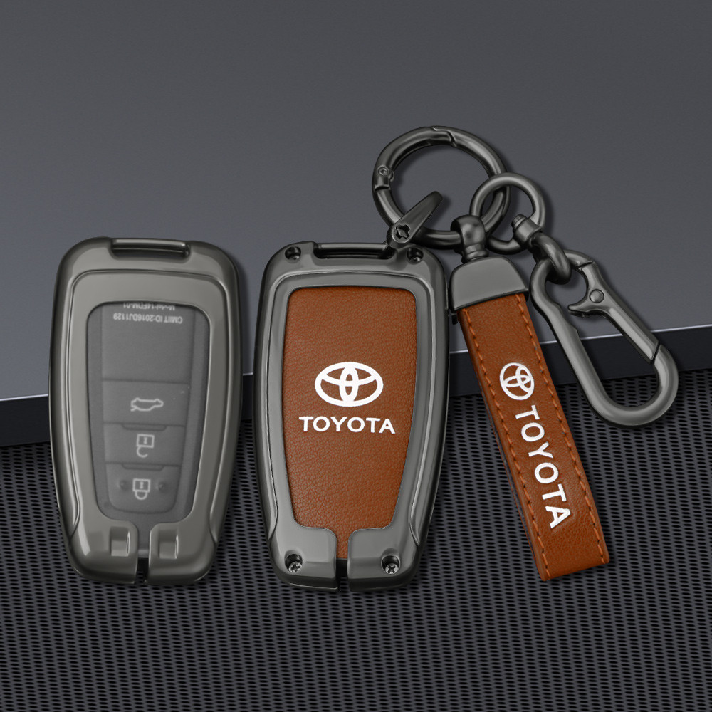 อุปกรณ์เสริมเฉพาะจุดสําหรับ Toyota Corolla Alphard BZ3 BZ4X เคสกุญแจพร้อมพวงกุญแจ ระดับไฮเอนด์และทัน