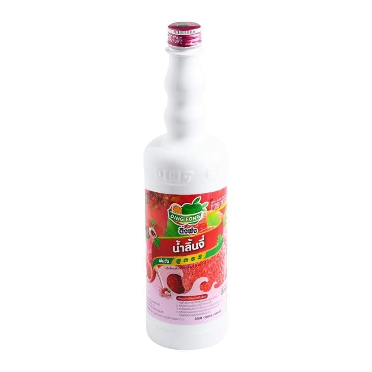 ติ่งฟง น้ำผลไม้เข้มข้น รส ลิ้นจี่ ขนาด 750 ml