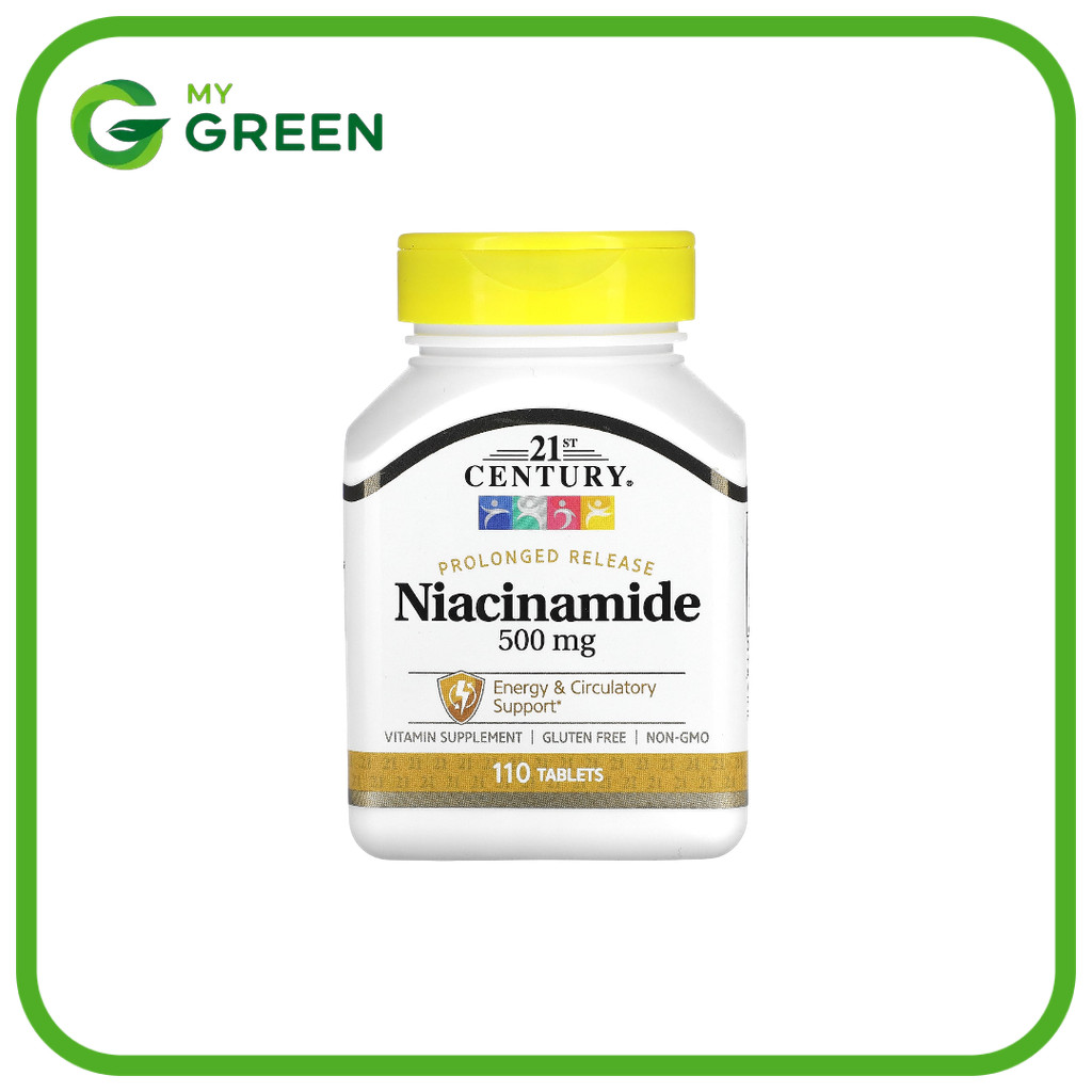 21st Century, Prolonged Release Niacinamide, 500 mg, 110 Tablets
