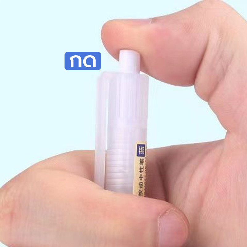 ปากกาเจล 0.5 มม. ปากกาหมึกเจลแบบกด สีดำ⚫️สีน้ำเงิน🔵สีแดง🔴เขียนลื่น แห้งเร็ว สําหรับนักเรียน - รูปที่ 2