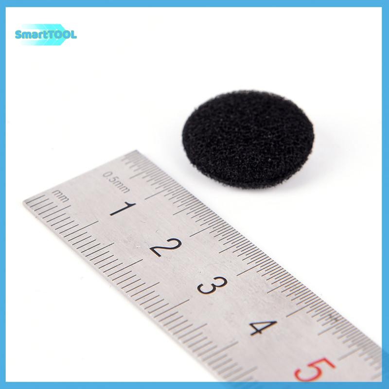 Utzn> 30 ชิ้นสีดําโฟมนุ่มฟองน้ําแผ่นรองหูฟังหมวกเอียร์บัดสําหรับหูฟังฝาครอบใหม่
