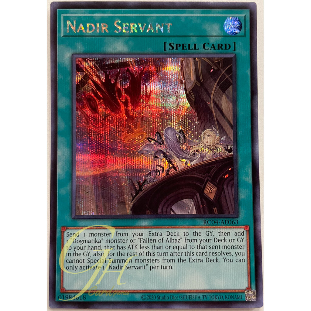 Yugioh [RC04-AE063] Nadir Servant (Secret Rare)