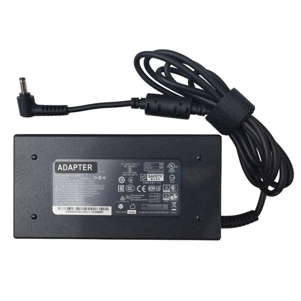 อะแดปเตอร์ สายชาร์โน๊ตบุ๊ค MSI GF63 Thin, 10SC, 11SC, 12HW, 12VE Laptop Charger Adapter 120W 20V 6A 