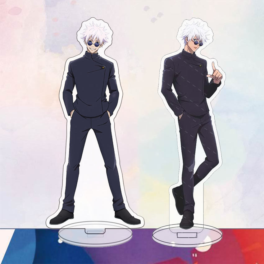 โมเดลฟิกเกอร์ gojo satoru figure อะคริลิค  รูปอนิเมะมหาเวทย์ผนึกมาร ของเล่นสําหรับตกแต่งบ้าน