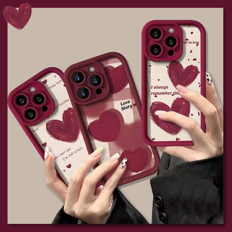 เคสซิลิกาเจล ลายตาราง สีไวน์แดง สําหรับ VIVO V2026 V2027 V2028 V2029 V2032 V2033 V2039 V2038 V2042 V2043 V2048 V2068 V2069